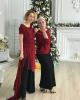 Modes gadījuma kleitas sievietēm 45+, kuru var nēsāt uz Jaungada