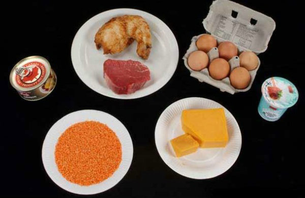 Olbaltumvielu pārtika - olbaltumvielu pārtika