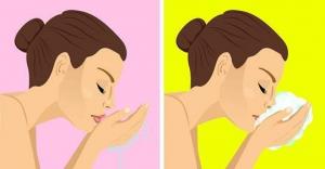 4 nepareizi soļi, ka jūs atzīstat, ja mazgāšanas seju