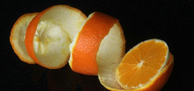 Orange peel - apelsīnu miza